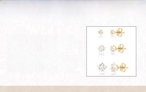 Detailed comparison of 3mm, 4mm, and 5mm star-shaped 925 sterling silver stud earrings