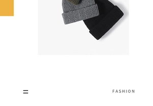 Close-up of ribbed knit beanies in olive, grey, and black showing thick winter texture