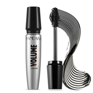 Handaiyan waterproof lengthening and volumizing black mascara with curling brush for stunning eye makeup