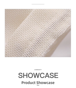 Macro detail of high-quality stitching and texture on cream burlap heart gift bag