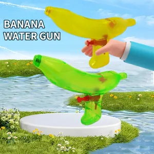 Funny banana-shaped water squirt gun toy for summer outdoor water fight fun