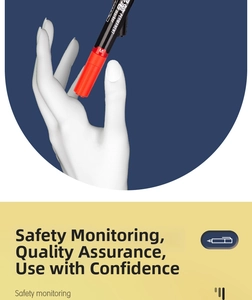 Detailed view of dual-tip red permanent marker with safety monitoring certification