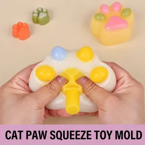 Katzenpfote Silikonform Für DIY Handgefertigte Squishy Seife Harz Handwerk Kerze Backen Lebensmittelqualität Antihaft