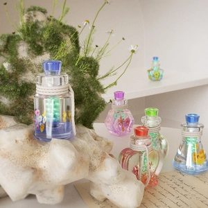 Quicksand drifting bottles silicone molds for DIY resin crafts in multiple shapes