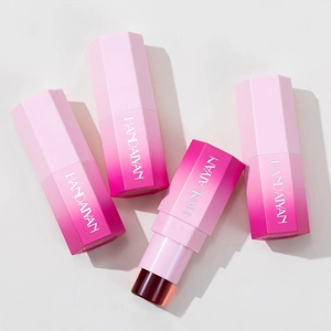 Handaiyan rosa Farbverlauf Gel Rouge Stick Set, multifunktionales festes Make-up für Wangen.