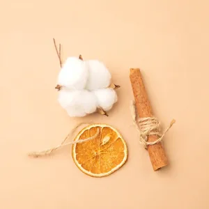 Addobbi Natalizi Fette Di Limone Arancia Essiccate Fiori Di Cotone Bastoncini Di Cannella Kit Per Fai Da Te