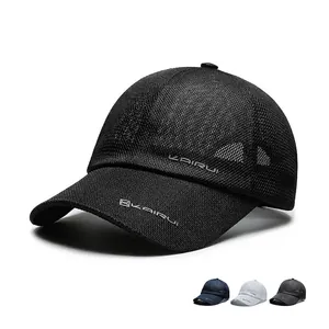 Casquette De Baseball En Maille Respirante KAIRUI Polyester Protection Solaire Chapeau Sport Extérieur Pêche Réglable Hommes Femmes