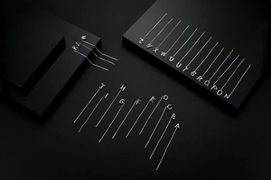 Detailed macro view of S925 sterling silver alphabet threader earrings with letter tassels