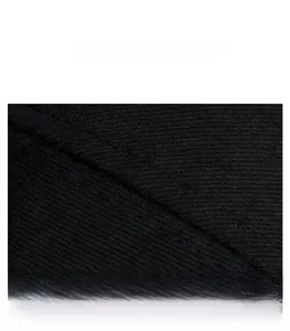 Detailed view of the fine stitching and twill texture on a black baseball cap surface