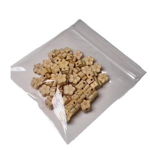 Perles fleurs de prunier en bois de buis à cinq pétales pour la création de bijoux DIY