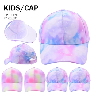 Casquette De Baseball Pour Enfants Coton Tie Dye Ciel Étoilé Protection Solaire Mode Réglable Pour Garçons Filles