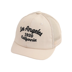 Casquette de baseball en mesh beige avec broderie Los Angeles 1920 pour enfants