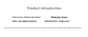 Detailed technical specifications and product tips for the foam burgundy pumpkin ornament