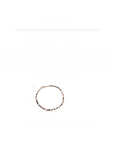 Size chart showing 45cm length and 0.7cm width for this alloy chunky chain necklace