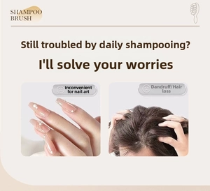 Detail showing scalp massage benefits for nail protection and dandruff reduction