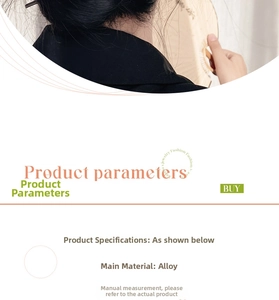Détail de l'épingle à cheveux élégante en forme de U en alliage durable