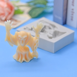 Grim Reaper silicone mold set for DIY baking and Halloween cake decorations