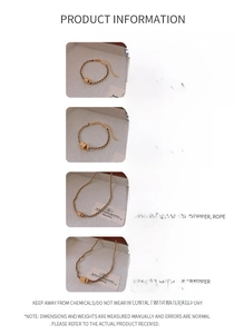 Detailed size chart for cubic zirconia flower necklaces and bracelets with dimensions