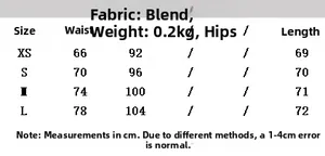 Detailed size chart for satin lace top and skirt set showing XS to L measurements