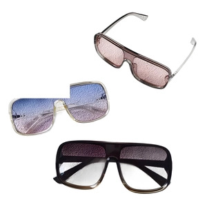Classic oversized polarized sunglasses for men featuring vintage driving frames in three colors