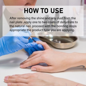 Detailed guide on how to use nail dehydrator to remove oil and dust before manicure