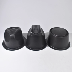 Three durable black PVC plastic inserts for maintaining the shape of various hat styles