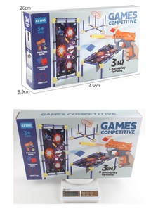 Jeu de dinosaure 3-en-1 dimensions 43x26x8,5cm et poids total du colis de 1,159kg