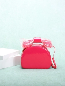 Retro Telephone Shaped Handbag Creative Novelty PU Patent Leather Quirky Crossbody Shoulder Bag For Women Fashion