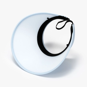 Visière de protection solaire pour femmes avec large bord et sangle pour l'extérieur