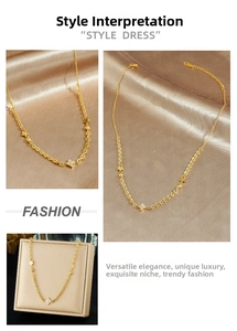 Detailed close-up of gold flower pendant necklace with zircon crystals on silk