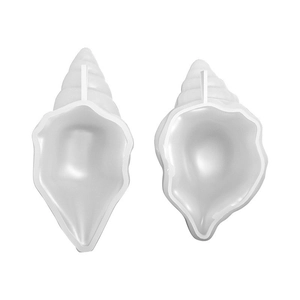 Stampo in silicone a conchiglia per resina, candele e scatole in gesso