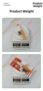 Weight measurement of the yellow pet electric nail grinder showing 47g unit and 60g package