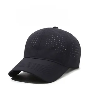 Casquette de baseball en mesh respirant avec trous laser et broderie Narason 3D pour l'été