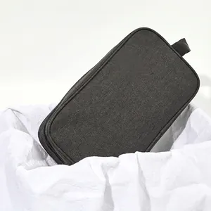 Travel Toiletry Bag Waterproof Oxford Cloth Portable Cosmetic Storage Pouch Minimalist Organizer For Men Women