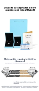 Moissanit Schmuckset mit GRA-Zertifikat und Vergleich von Schliff und Reinheit