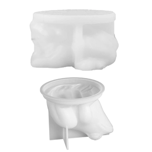 3D horse head silicone mold set for DIY handmade candles and gypsum crafts
