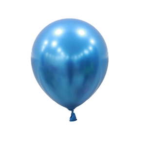 10-inch shiny metallic blue latex balloon for birthday party and wedding decorations