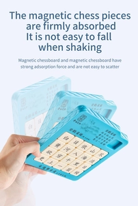Detailed view of children's magnetic poem sliding puzzle with secure suction blocks