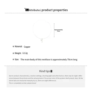 Detailed specifications of copper star pendant necklace with 70cm chain length and 12.2g weight