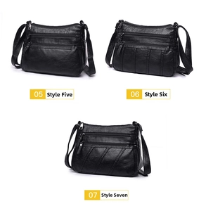 Detailed comparison of washed leather bags with smooth and quilted textured finishes