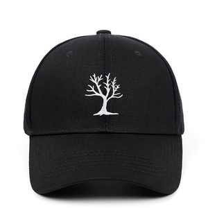 Cappello Da Baseball In Cotone Ricamato Con Ramo D Albero Regolabile Protezione Solare Dad Hat Per Uomini Donne Golf Casual