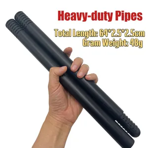 64cm schwarzes ägyptisches Pharao-Zepter-Zubehör aus Kunststoff für Kostüme