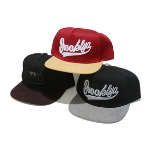 Brooklyn Letter 3D Embroidery Snapback Hat Acrylic Flat Brim Baseball Cap For Men Women Hip Hop Streetwear Style