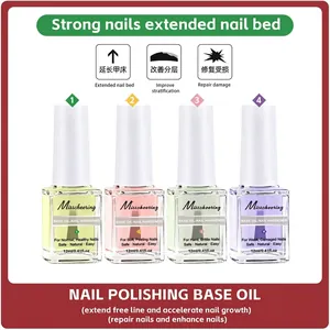 Nail Treatment Base Oil Repairing Growth Formula Strengthening For Damaged Weak Nails Professional Manicure Care