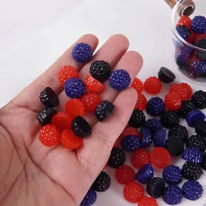 Modèle De Simulation Réaliste De Mini Mûre Et Framboise En Résine Accessoires De Bricolage Pour Décoration De Maison De Poupée