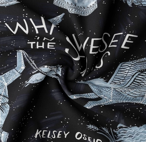 Detailed texture of stars and pegasus printed on premium dark blue astronomy tapestry