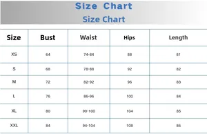 Detailed size chart for pink sweet dress including bust, waist, hips, and length in cm