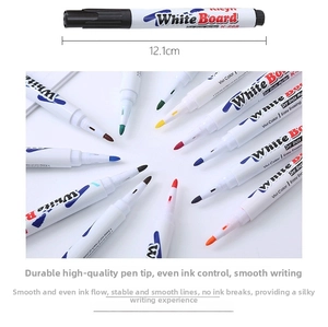Vue détaillée des stylos magiques colorés de 12,1 cm avec pointes et variétés