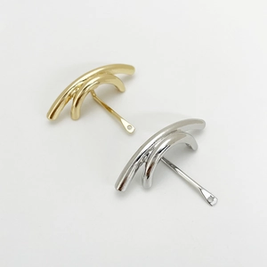 Minimalist Alloy U-Shaped Hair Hook Ponytail Holder Traceless Metal Hairpin Elegant Hair Accessory For Women