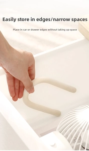 Multi-functional flexible S-hook in cream white for narrow edge or gap organization